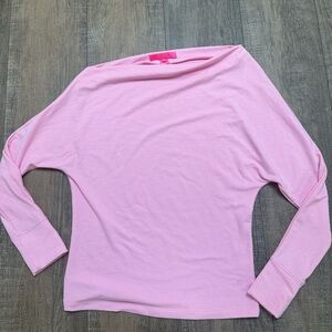 Lilly Pulitzer Pink off the shoulder top